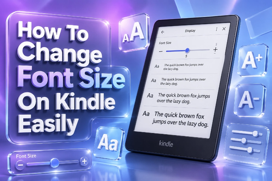 How To Change Font Size On Kindle Easily
